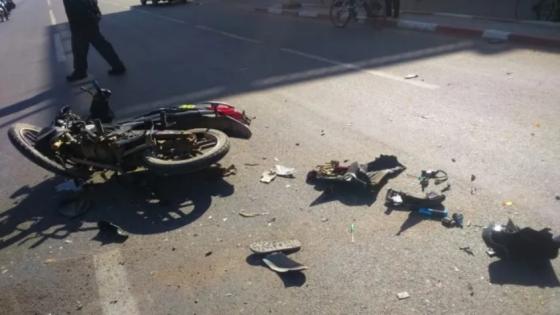 مصرع شابين في إصطدام قوي بين دراجتين ناريتين ضواحي ايت ملول…