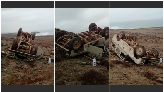 نجاة مواطن في حادث مأساوي ناحية كلميم