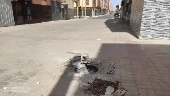 بلوعات الصرف الصحي تهدد سلامة وأرواح المواطنين بآيت ملول