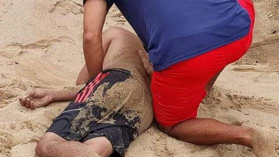 إنقاذ شاب من موت محقق بشاطىء سيدي وساي
