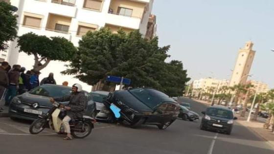 حادثة سير خطيرة خلفت خسائر مادية جسيمة بمنطقة تكيوين