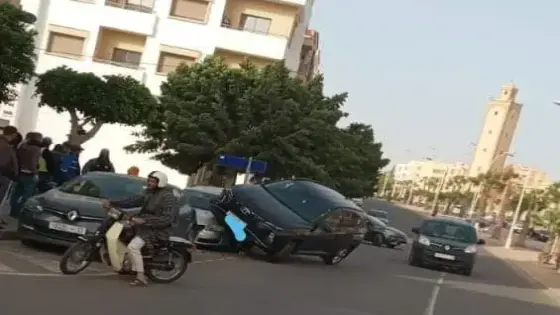 حادثة سير خطيرة خلفت خسائر مادية جسيمة بمنطقة تكيوين