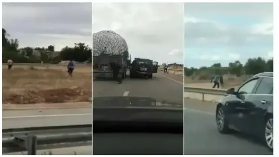 إصابة ” شرطي ” في تدخل هوليودي لتوقيف ” روشيرشي ” بالطريق السيار