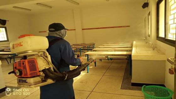 التعقيم يطال مرافق مراكز الامتحانات بأكادير
