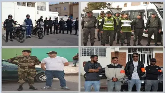 كومندو أمني لردع الجناة والخارجين على القانون بأحياء الدشيرة وانزكان