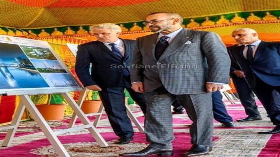 جلالة الملك اليوم أثناء إعطاء إنطلاقة أشغال إنجاز المستشفى الجديد “ابن سينا” بالرباط