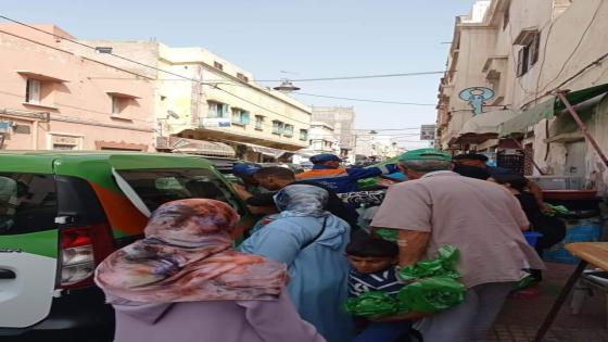 لمعيفي رئيس جماعة إنزكان يعطي انطلاقة الحملة التحسيسية البيئة قبيل عيد الأضحى