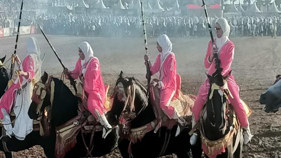 المرأة الفارسة تضيء موسم مولاي عبد الله أمغار بالجديدة