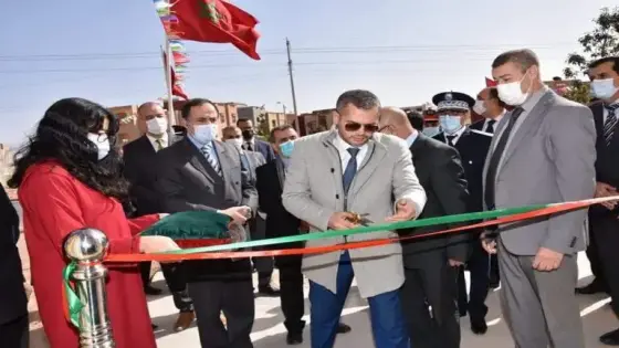 والي الأمن ” إمرابضن ” يفتتح دائرة الشرطة العين الزرقاء بتزنيت