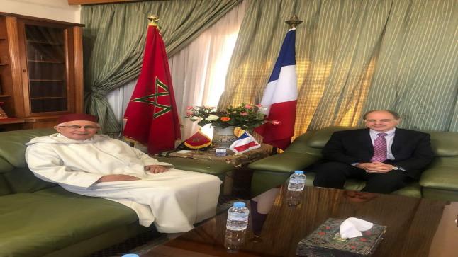 الضور يستقبل ” لويس بلين ” القنصل العام فرنسا بأكادير