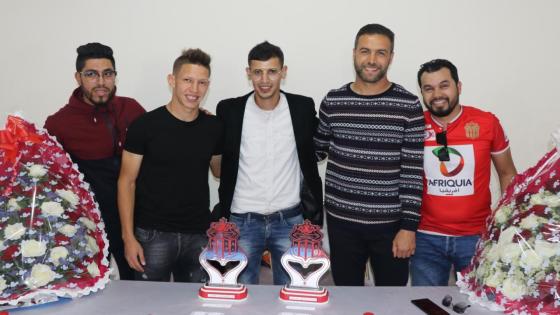 بالفيديو. مجموعة عشاق حسنية أكادير تحتفي بالحواصلي وباعدي