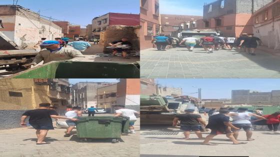 مبادرة شبابية بالتمسية لدعم عمال النظافة و الحفاظ على نظافة الأحياء في عيد الأضحى