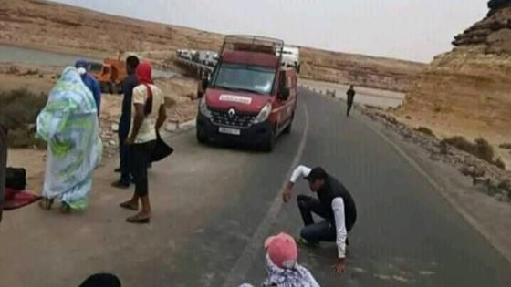 وفد الوزير ” امزازي” يتعرض لحادثة سير خطيرة بعد عودته من الكركرات