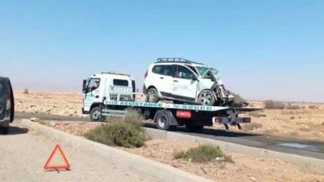مقتل شخصين في حادث اصطدام بين شاحنة وطاكسي بكلميم