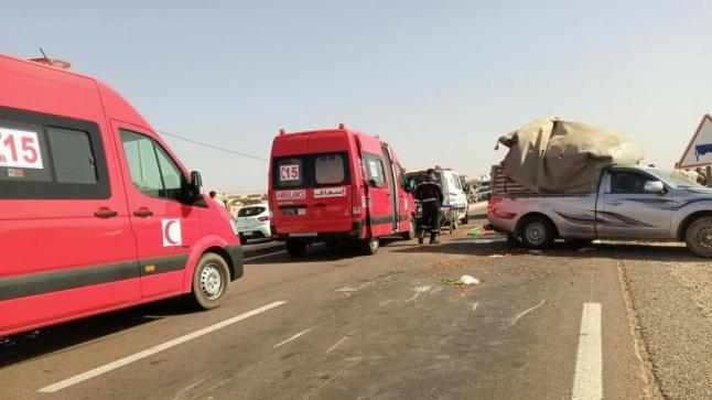 فاجعة بعد حادثة سير لشاحنة نقل عمال زراعيين بالقليعة