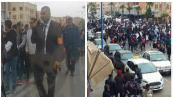 عناصر الأمن بأولاد تايمة تخطف الأضواء خلال الاحتجاجات التلاميذية ضد “الساعة الجديدة”
