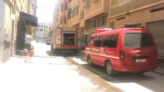 عاجل.. تماس كهربائي يتسبب في اندلاع حريق بإحدى المنازل بأولاد تايمة