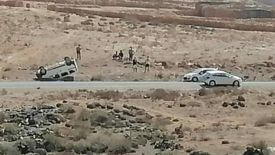 إنقلاب ” طاكسي ” بمنطقة أكلوا نواحي تزنيت