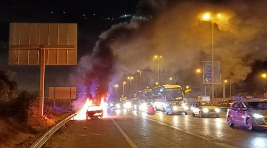 ليلة الرعب الطرقي : تسجيل حوادث سير بعد قرار منع التنقل من والى 8 مدن (صور)