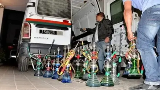 عمليات واسعة و مكثفة للسلطات الأمنية لمكافحة فضاءات الشيشا بأكادير