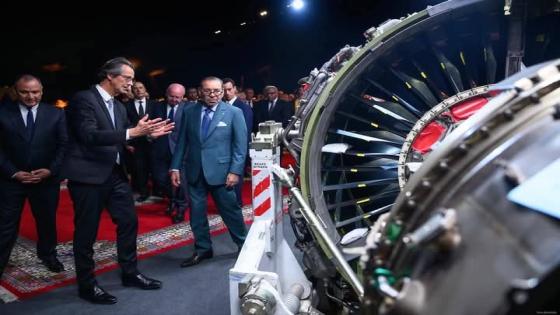 الملك يعطي انطلاقة أشغال مركب صناعة محركات الطائرات