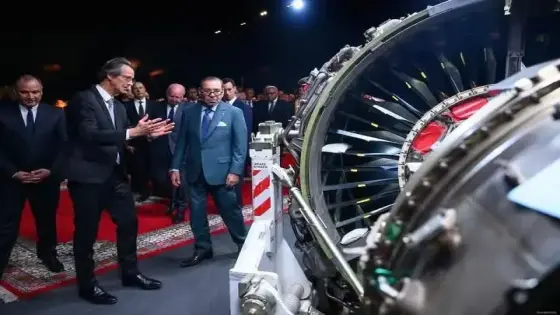 الملك يعطي انطلاقة أشغال مركب صناعة محركات الطائرات