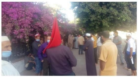 حكم بالإفراغ يخرج متضررين للاحتجاج في سيدي بيبي