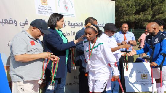 فريق النهضة الأكاديرية وصيفا لبطل البطولة الوطنية لكرة القدم لمبتوري الأطراف