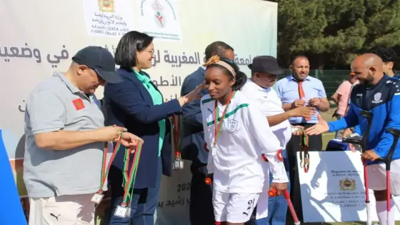 فريق النهضة الأكاديرية وصيفا لبطل البطولة الوطنية لكرة القدم لمبتوري الأطراف