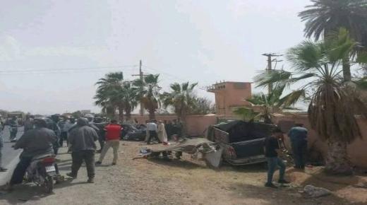 وفاة 5 اشخاص وإصابة 11 في حادثة سير مميتة بتارودانت