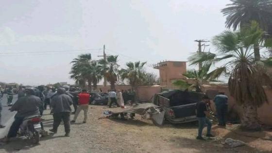 وفاة 5 اشخاص وإصابة 11 في حادثة سير مميتة بتارودانت