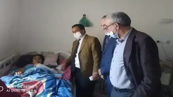 مدير التعليم يزور تلميذات تعرضن لحادثة سير بأكادير