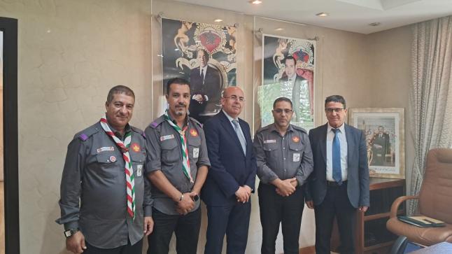 الرابطة الوطنية للكشفية المغربية تعقد لقاءً تواصليًا مع المدير العام للوكالة الوطنية للمياه والغابات