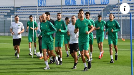 أسود الأطلس يخوضون بمعنويات عالية حصة تدريبية بالدارالبيضاء إستعداداً لموقعة الحسم