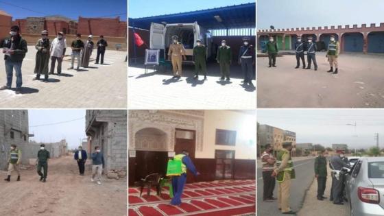 سُلطات تافنكولت تنخرط بفعالية في جهود احترام حالة الطوارئ الصحية
