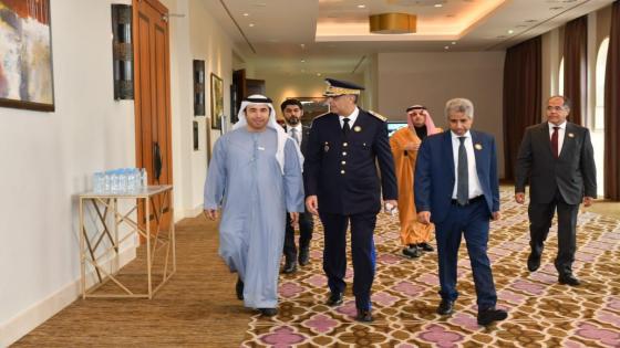الأمين العام لمجلس وزراء الداخلية العرب وجامعة نايف ينوهان بالأمن الوطني المغربي