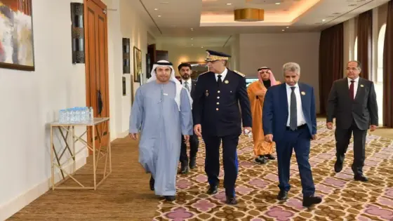 الأمين العام لمجلس وزراء الداخلية العرب وجامعة نايف ينوهان بالأمن الوطني المغربي