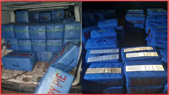 إحباط عملية تهريب طن و924 كيلوغراما من مخدر الشيرا