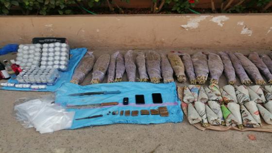 تارودانت : توقيف مروج للممنوعات و من معه ، وهذا ما تم ضبطه بحوزته