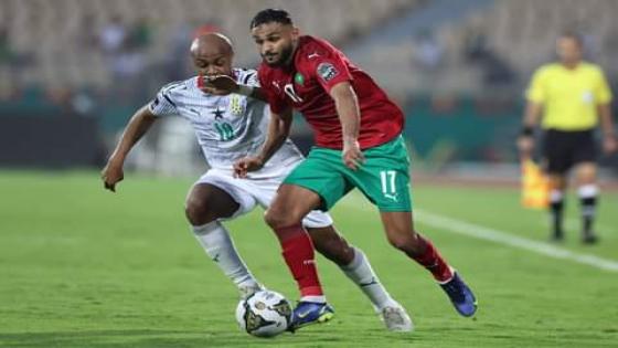 فيديو للحظة تسجيل هدف الفوز للمنتخب الوطني المغربي