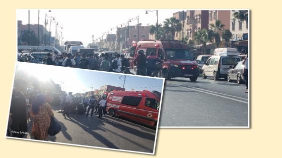 حادث سير خطير بأيت ملول يُصيب شرطياً أثناء أداء مهامه