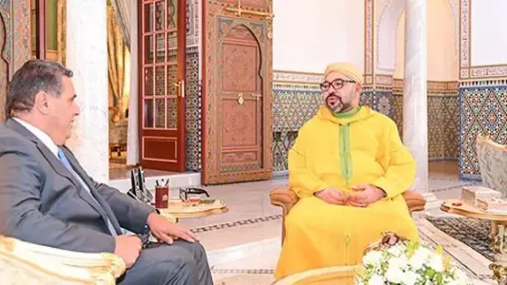 الملك محمد السادس يستقبل عزيز أخنوش
