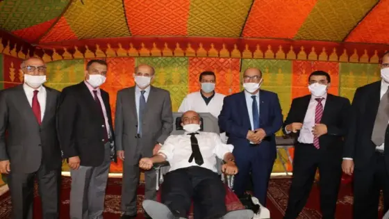 استئنافية أكادير : رجال ونساء القضاء ينخرطون في حملة للتبرع بالدم