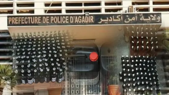 أكادير: فرقة مكافحة العصابات تضرب بقوة وتحجز مخدرات و خمور غير مرخصة