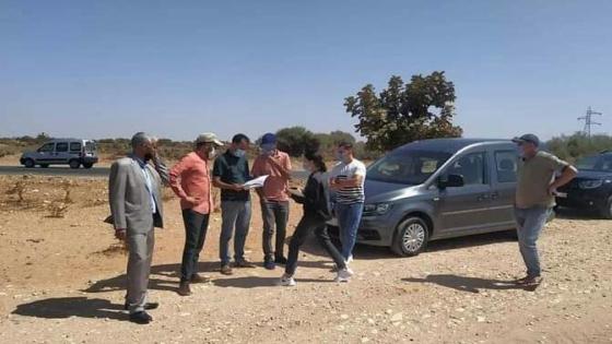 مقطع طرقي مهم لفك العزلة على دواوير بجماعة إمي مقورن