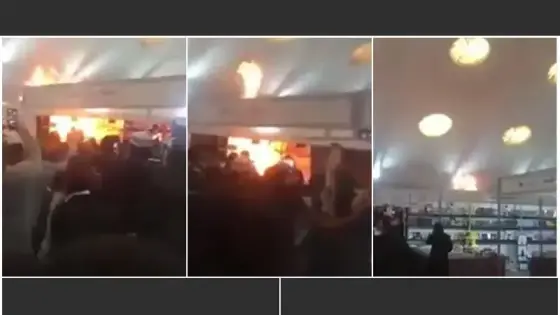النيران تأتي على جناح للمعرض الدولي للكتاب بالدار البيضاء، ووزارة الثقافة توضح