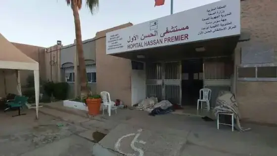 أطباء ” كورونا ” يعتصمون أمام مستشفى تزنيت