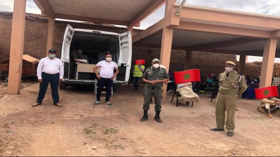 السلطات تشرف على عملية سحب الدعم المالي بتزكزاوين ناحية تارودانت
