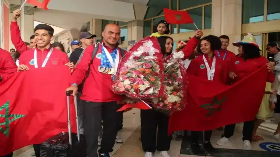 نادي أمل إنزكان للسباحة يضرب بقوة بمدينة الفندق في بطولة العالم للغوص الرياضي بالمسابح .