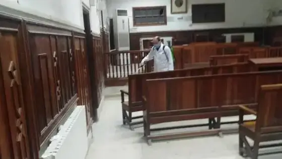 وزارة العدل تؤكد تعقيم جميع محاكم المملكة بمعدل مرة واحدة في الأسبوع